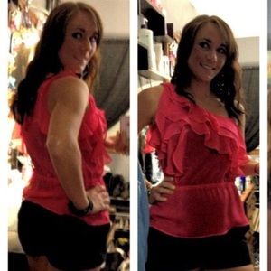 Hot pink Express top